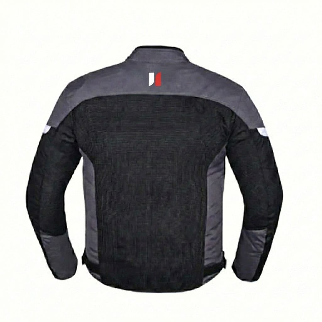 James Forge Motorcycle Jacket Dark Grey-Black 3