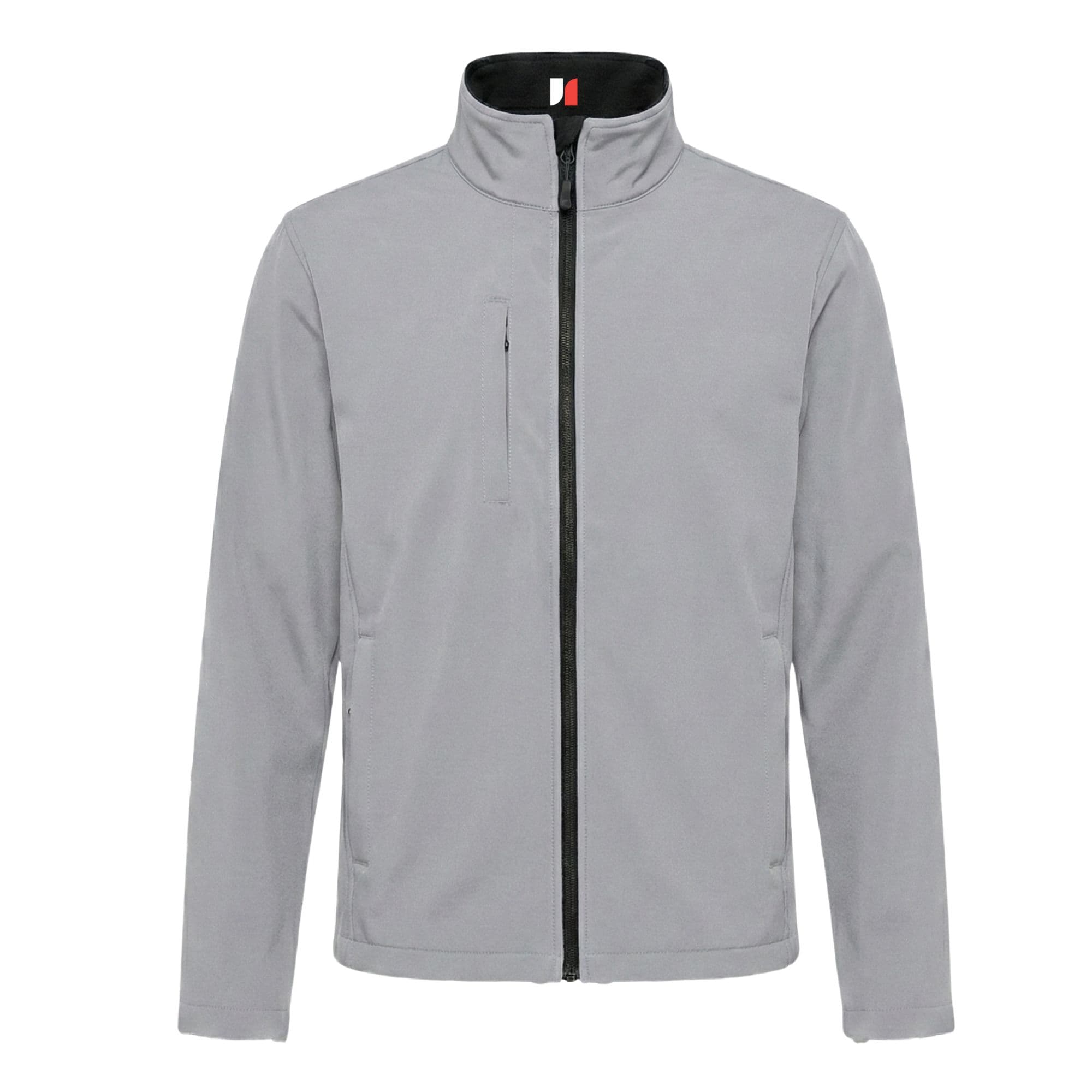 James Forge Soft Shell Jacket Full Zip Heavy Weight - Light Grey