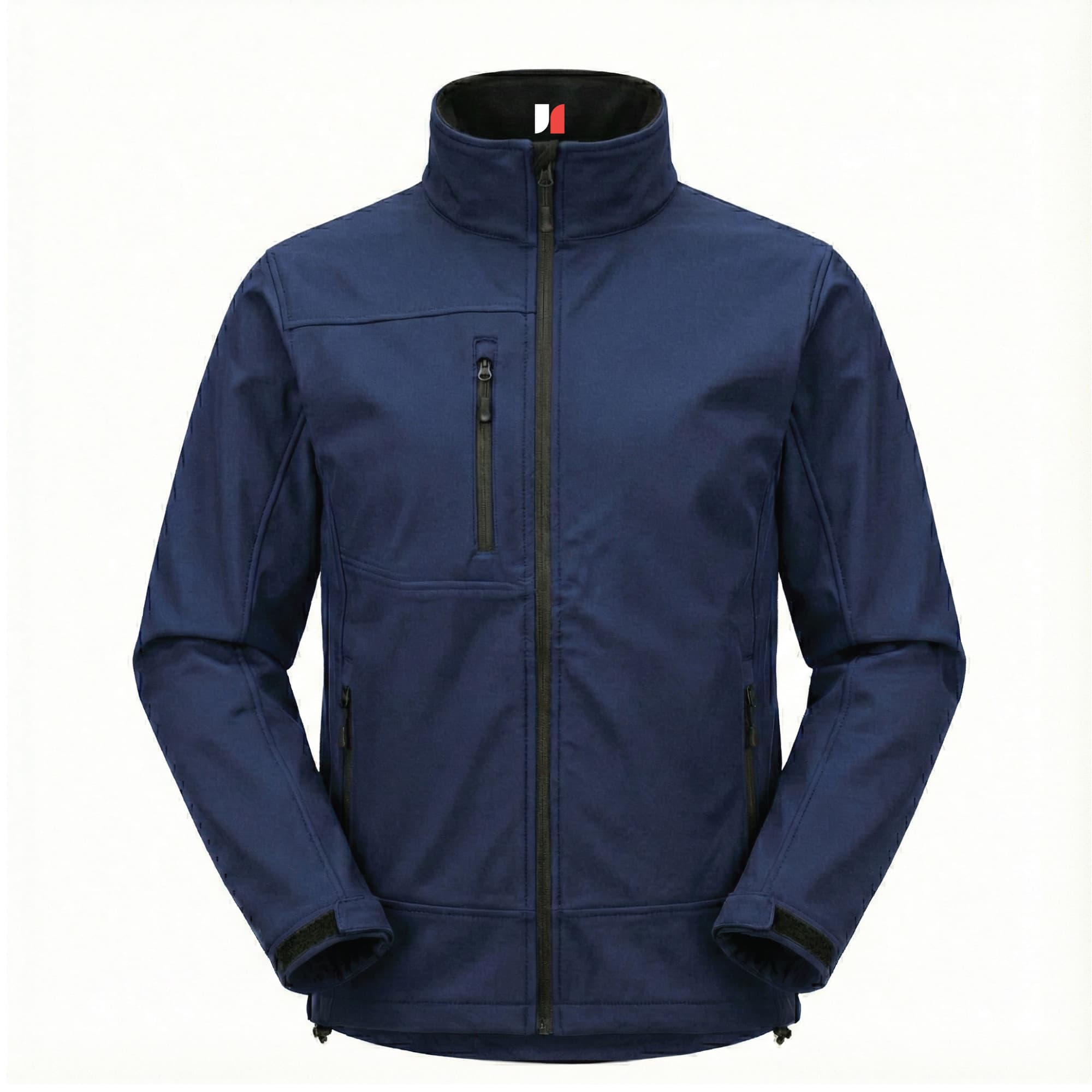 James Forge Soft Shell Jacket Full Zip Light Weight - Blue Navy