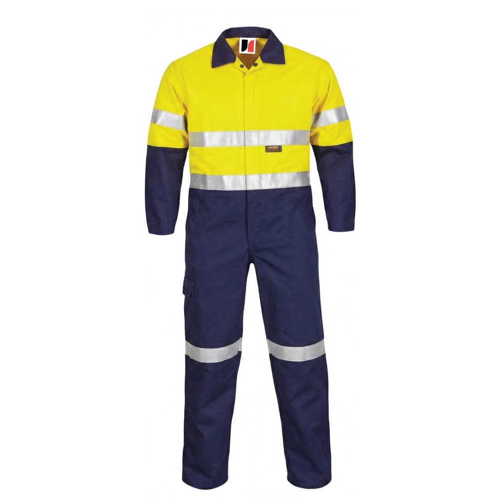 James Forge Hi-Vis Safety Coveralls - Green-Blue