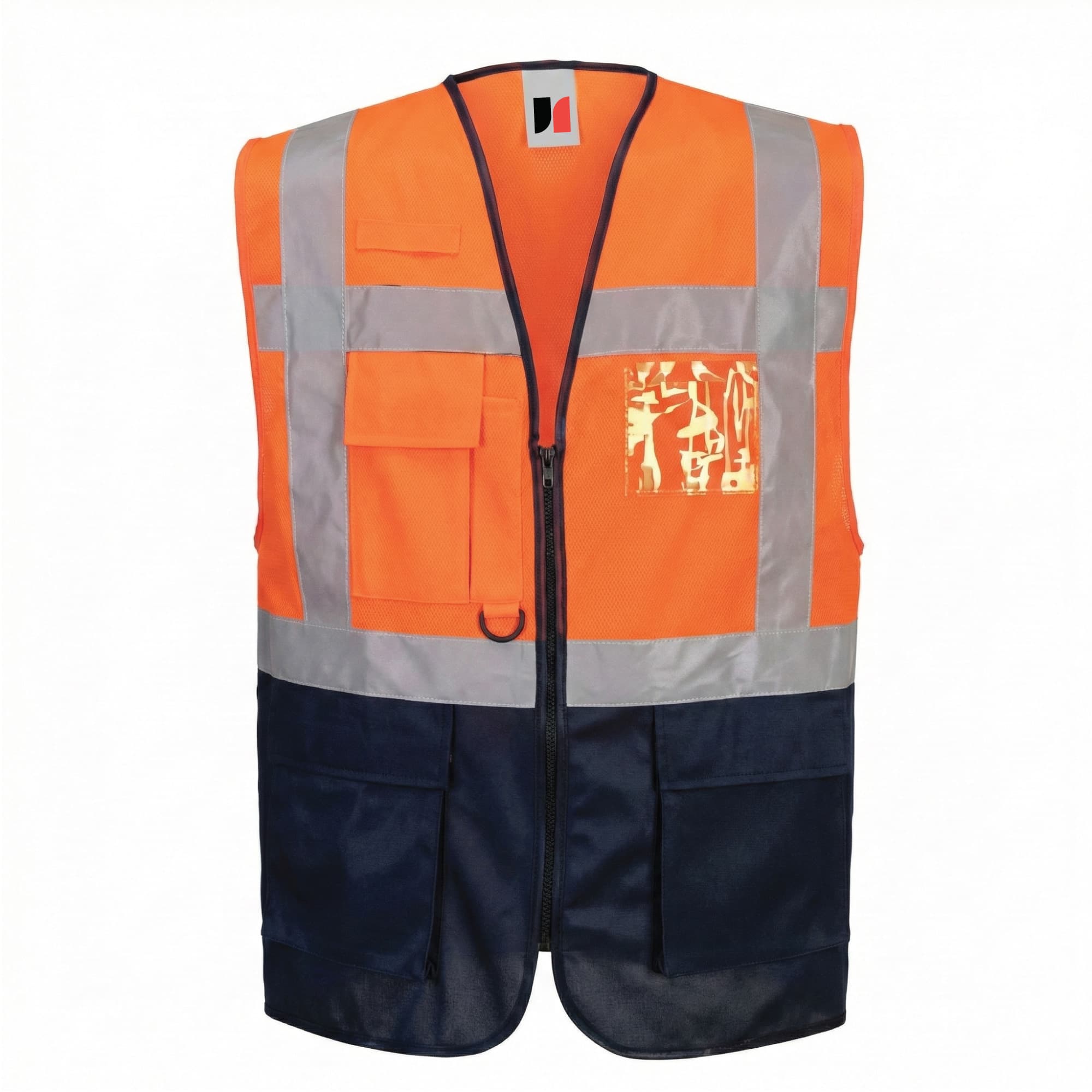 James Forge Hi-Vis Safety Vest - Orange-Blue