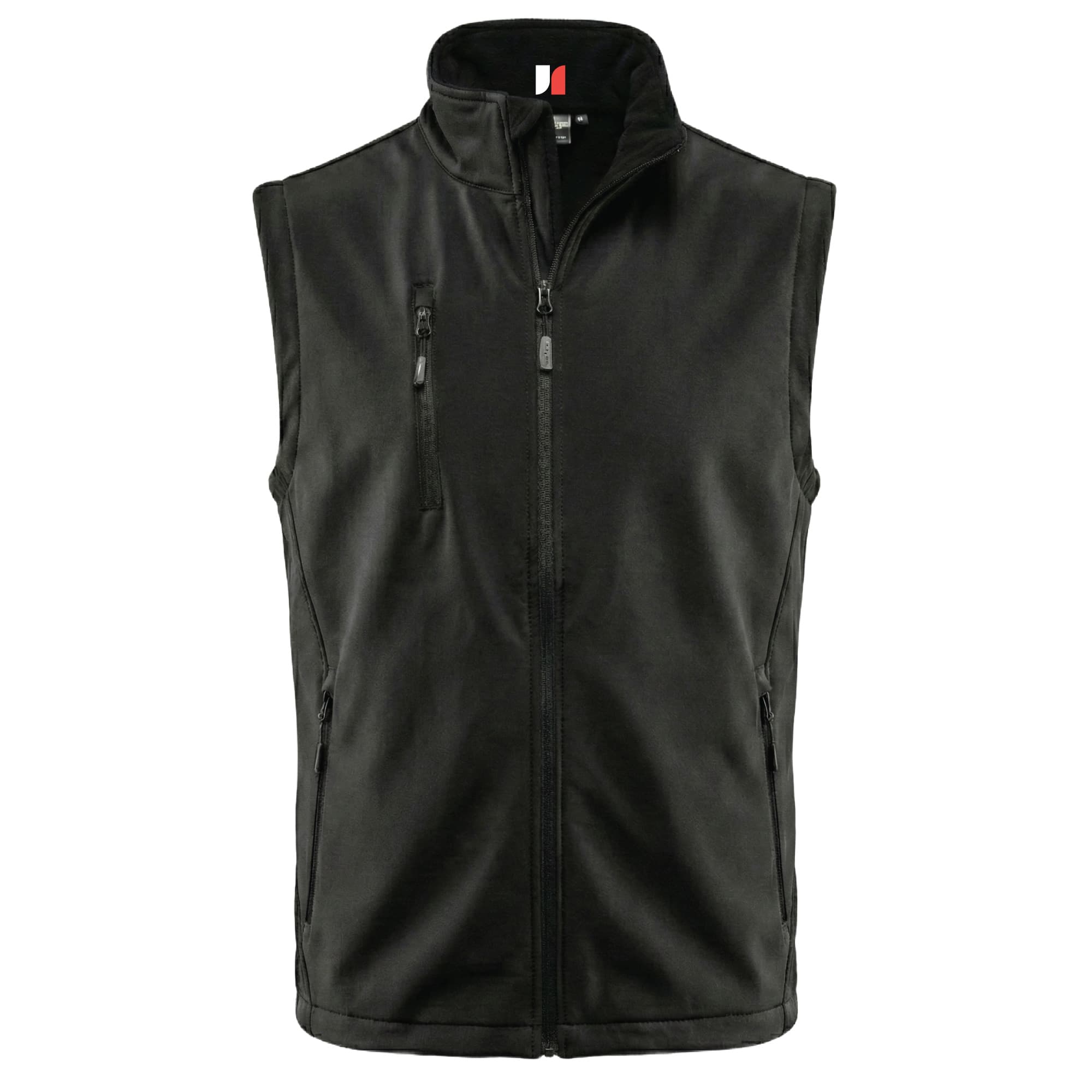 James Forge Soft Shell Vest - Black