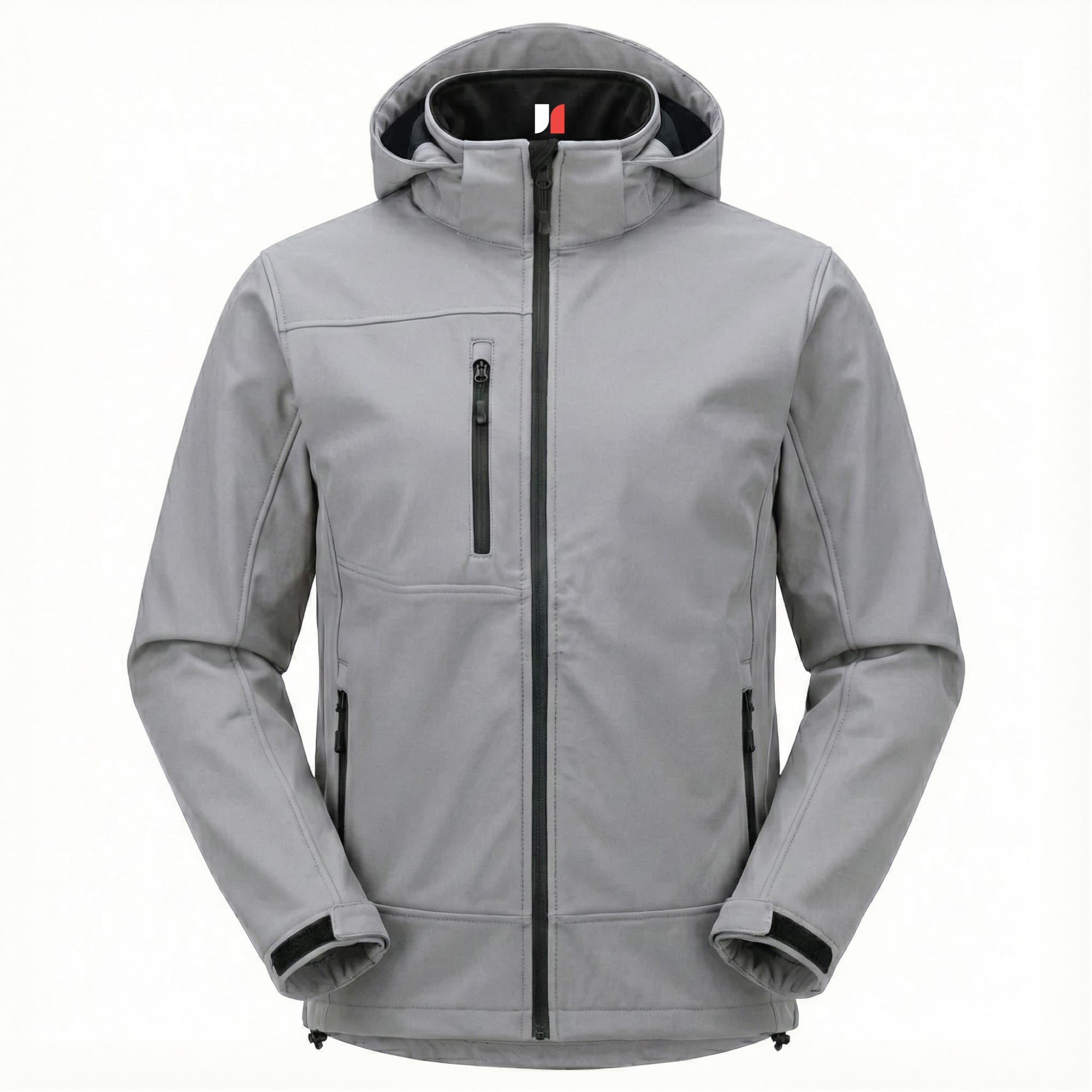 James Forge Soft Shell Jacket with Hood - Anthracite Grey